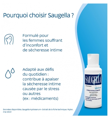 Saugella Hydraserum Soin Lavant Intime 200 ml