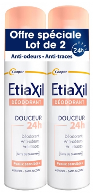 Etiaxil Mjuk Deodorant 24H Set med 2 x 150 ml
