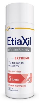 Etiaxil Déodorant Détranspirant Extreme Pieds et Mains Peaux Normales 100 ml