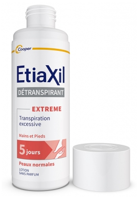 Etiaxil Déodorant Détranspirant Extreme Pieds et Mains Peaux Normales 100 ml