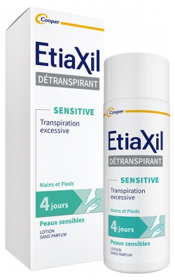Etiaxil Razpršilo proti znojenju Sensitive Stopala in Roke Občutljiva Koža 100 ml