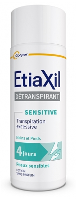 Etiaxil Déodorant Détranspirant Sensitive Pieds et Mains Peaux Sensibles 100 ml