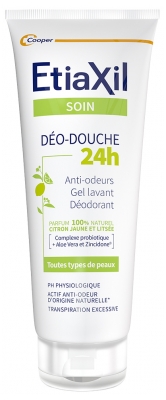 Etiaxil Gel de Duș 24H Lămâie Galbenă și Litsea 200 ml