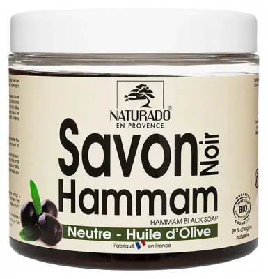 Săpun Negru Naturado en Provence pentru Hamam cu Ulei de Măsline Bio 600 g