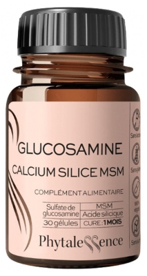 Phytalessence Glukozamin Kalcij Silicij MSM 30 Kapsul (porabiti pred 30/09/2026)