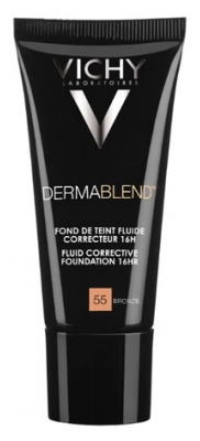 Vichy Dermablend Base Fluida Corretora 16H 30 ml - Tonalidade: 55 : Bronze