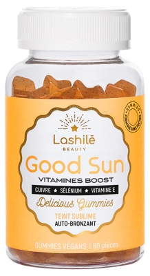 Lashilé Beauty Good Sun Vitamines Boost Teint Sublime Auto-Bronzant 60 Gummies