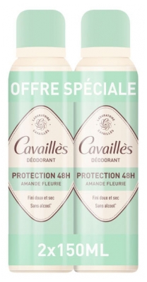 Cavaillès Dermato 48H Deodorantti Spray Pakkaus 2 x 150 ml
