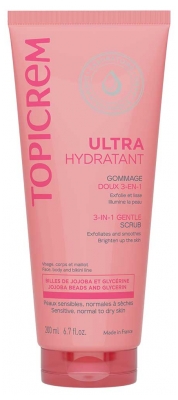 Topicrem Ultra-Hydraterende Zachte Scrub 3-in-1 200 ml