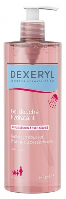 Dexeryl Gel Douche Hydratant Peaux Sèches à Très Sèches 500 ml
