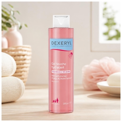 Dexeryl Gel Douche Hydratant Peaux Sèches à Très Sèches 200 ml