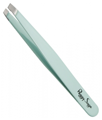 Peggy Sage Pince à Épiler Professionnelle Mors Biais 9,5 cm - Couleur : Verte