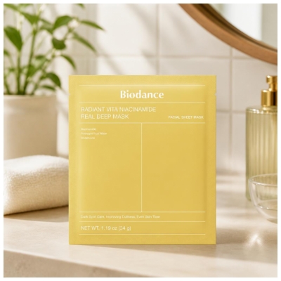 Máscara Biodance Radiant Vita Niacinamide Real Depp 34 g