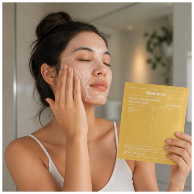 Máscara Biodance Radiant Vita Niacinamide Real Depp 34 g