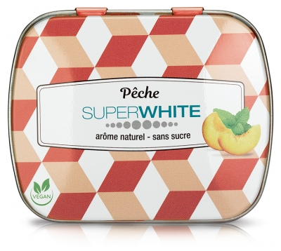 Superwhite Pêssego 50 Pastilhas