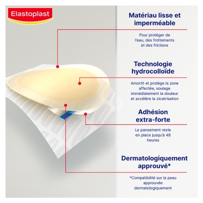 Elastoplast Blister Plaster 6 Pansements Ampoules Orteils