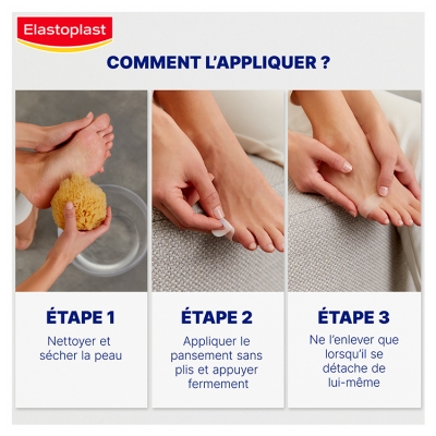 Elastoplast Blister Plaster 6 Pansements Ampoules Orteils