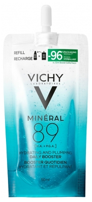 Vichy Minéral 89 Booster Quotidien Hydratant et Repulpant Recharge 50 ml