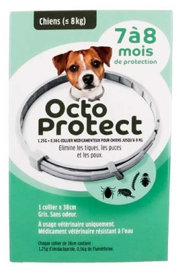 OctoProtect Collier pour Chiens de Moins de 8 kg