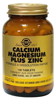 Solgar Kalzium Magnesium Plus Zink 100 Tabletten