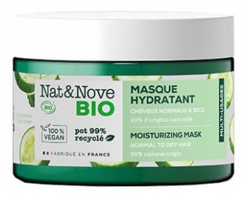 Nat&Nove Bio NAT&NOVE BIO Sertificēta Bio mitrinošā maska normāliem līdz sausiem matiem 300ml