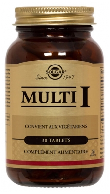 Solgar Multi I 30 tablettia