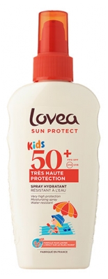 Spray Hidratant Monoï de Tahiti cu Protecție Foarte Ridicată SPF50+ Lovea Kids 150 ml