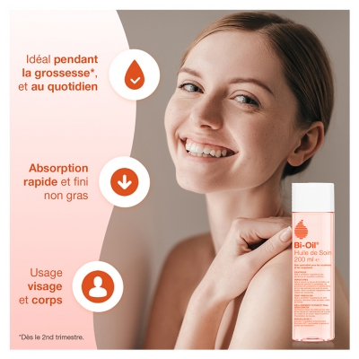 Bi-Oil Huile de Soin Spécialisée Cicatrices et Vergetures 200 ml