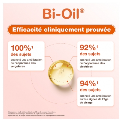 Bi-Oil Huile de Soin Spécialisée Cicatrices et Vergetures 200 ml