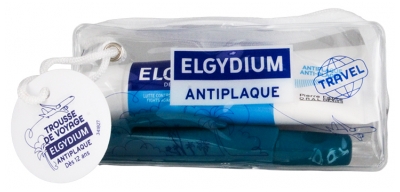 Elgydium Adult Anti-Plaque Reisetasche - Farbe: Blau