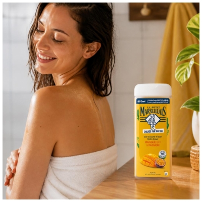 Le Petit Marseillais Extra Gentle Bath & Shower Gel Organic Mango & Passion 650 ml
