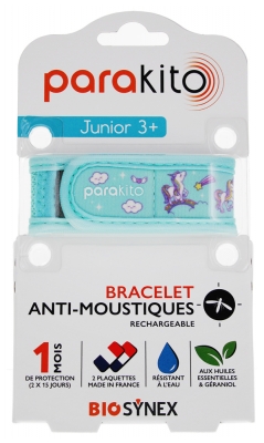 Parakito įkraunama apyrankė nuo uodų Junior