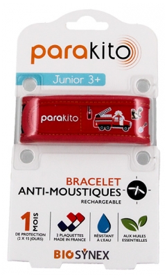 Parakito Pulsera Antimosquitos Recargable Junior - Modelo: Bombero