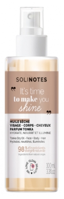 Solinotes Olio Secco per Viso, Corpo e Capelli 100 ml - Profumo: Tonka