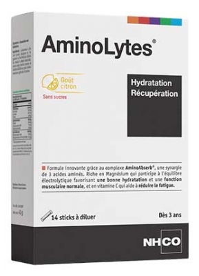 NHCO AminoLytes Drėkinimas ir atsistatymas 14 paketėlių