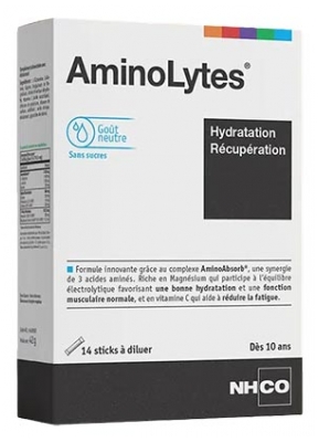 NHCO AminoLytes Hydrering Restitution 14 Sticks - Smag: Neutral