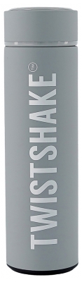 Twistshake Isothermische Flasche Heiß Oder Kalt 420 ml - Farbe: Pastellgrau
