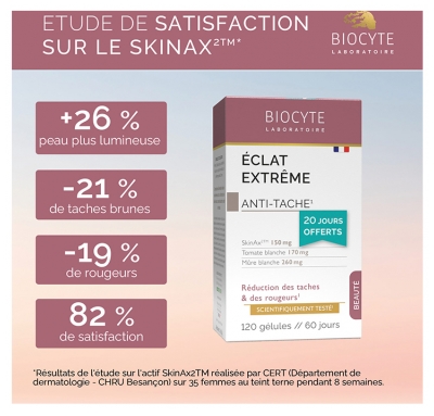 Biocyte Éclat Extrême 120 Gélules