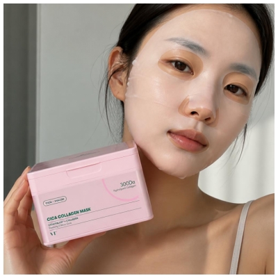 Vt Cosmetics Cica Collagen Mask 30 getränkte Masken