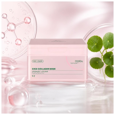 Vt Cosmetics Cica Collagen Mask 30 getränkte Masken