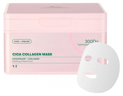 Vt Cosmetics Cica Collagen Mask 30 Impregnated Masks