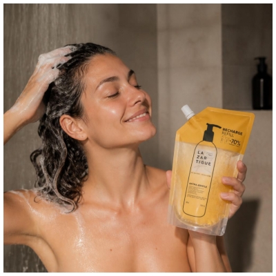 Lazartigue Extra-Gentle Extra-Mildes Shampoo Nachfüllpackung 500 ml