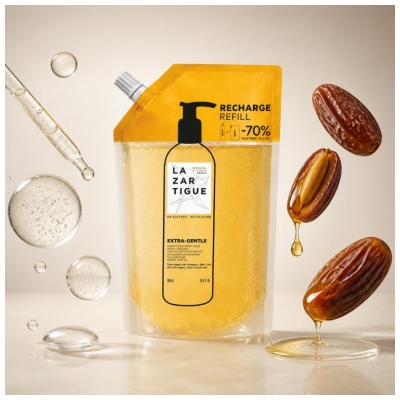 Lazartigue Extra-Gentle Extra-Mildes Shampoo Nachfüllpackung 500 ml