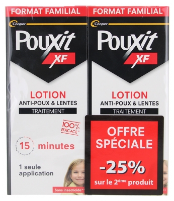 Pouxit XF Losjon proti uši in gnide, 2 x 200 ml, Posebna Ponudba