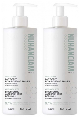 Nuhanciam Fleckenaufhellende Körpermilch Set mit 2 x 500 ml