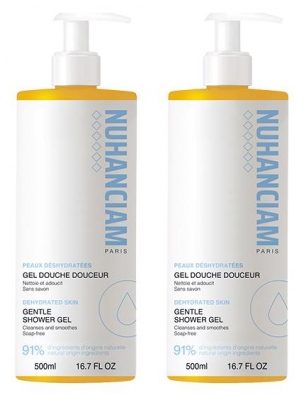 Nuhanciam Gentle Shower Gel for Dehydrated Skin 2 x 500 ml