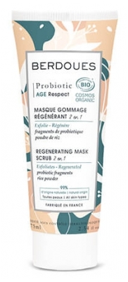 Berdoues Regenererende Eksfolierende Maske Probiotisk