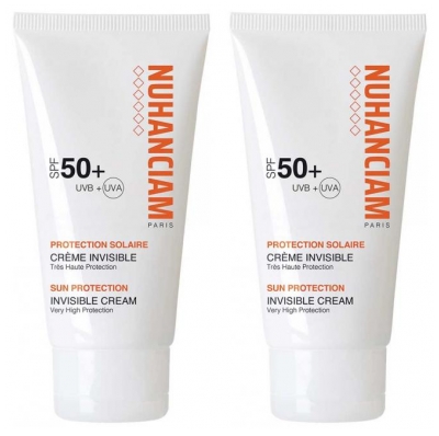 Crema Invisible SPF50+ Lote de 2 x 50 ml