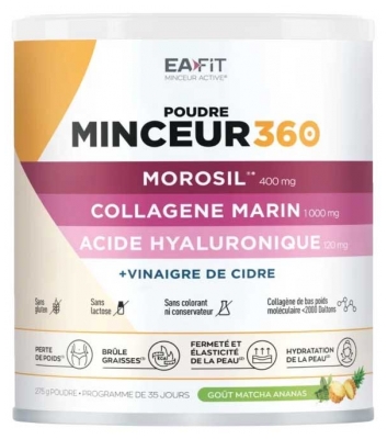 Eafit Schlankheitspulver 360 275 g - Geschmack: Ananas-Matcha