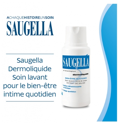 Saugella Dermoliquide Soin Lavant Intime Lot de 2 x 250 ml